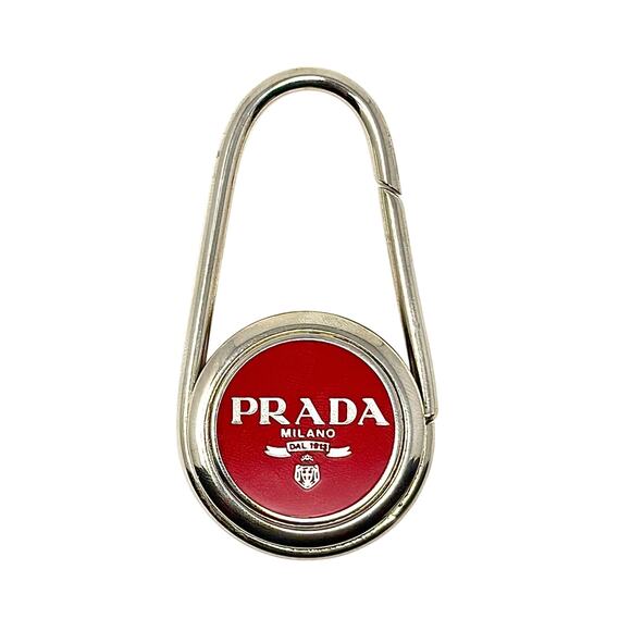 Prada Vintage Metal Keyring - Picture 1 of 8